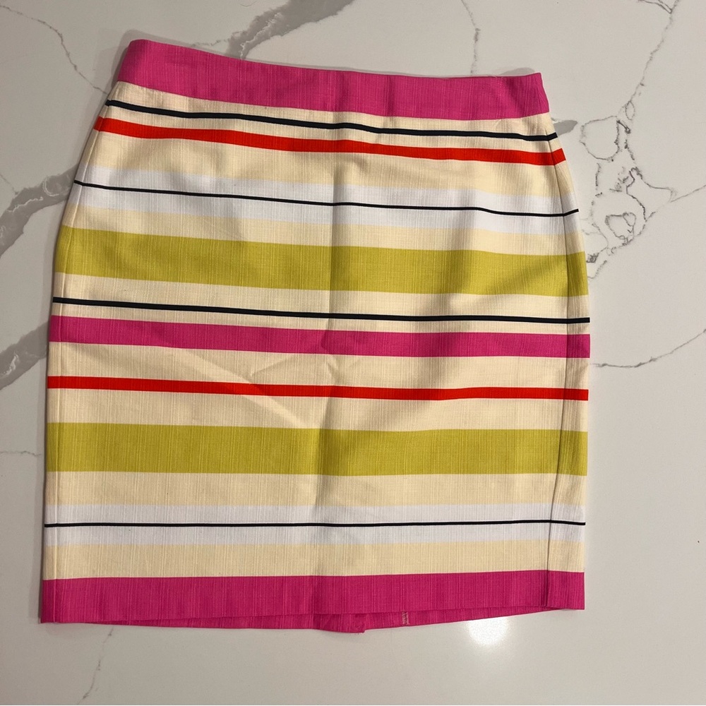 Banana Republic Striped A-Line Skirt